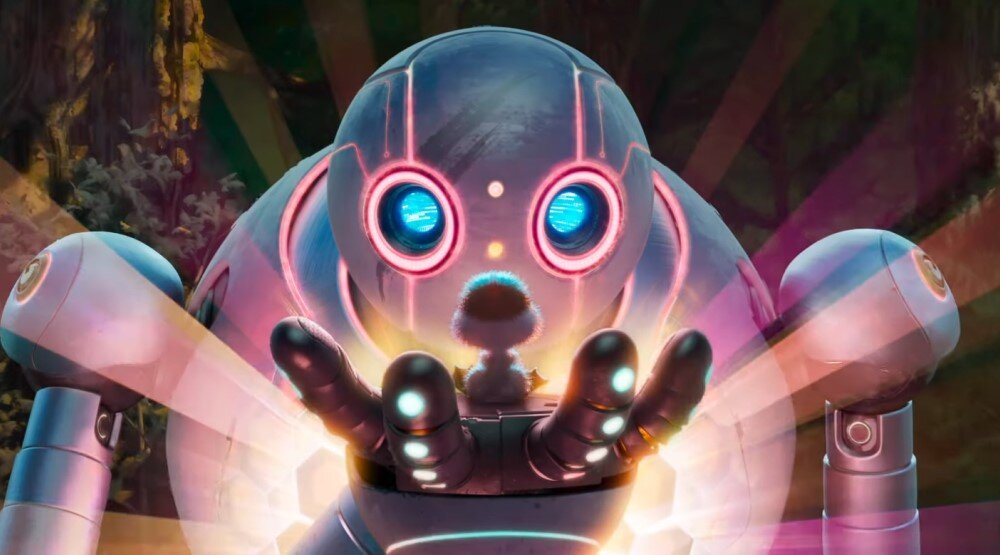     Кадр из мультфильма «Дикий робот» (2024)