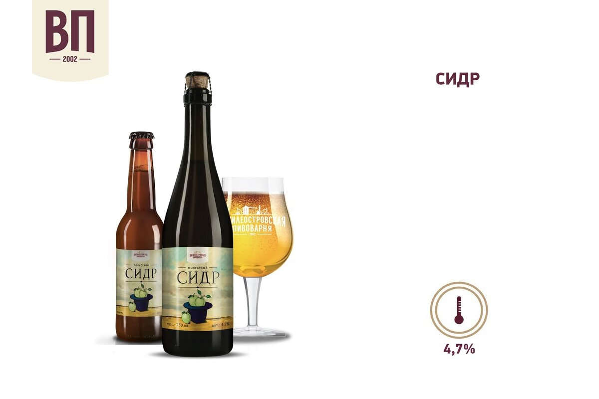 СИДР Cider Semi-dry Сидр полусухой