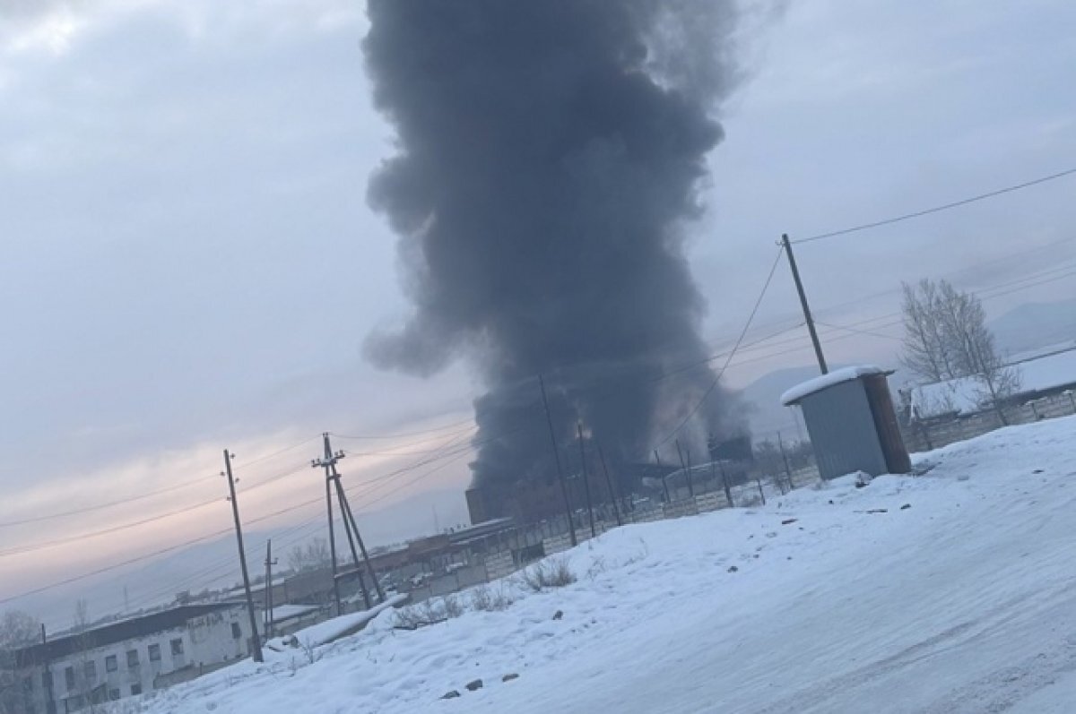 Появилось видео пожара на котельной Шагонарской ТЭЦ в Туве | АиФ–Красноярск  | Дзен