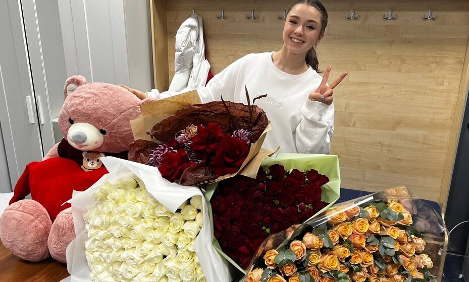 Валиева выступила на «Битве школ» в Москве. Фото: соцсети