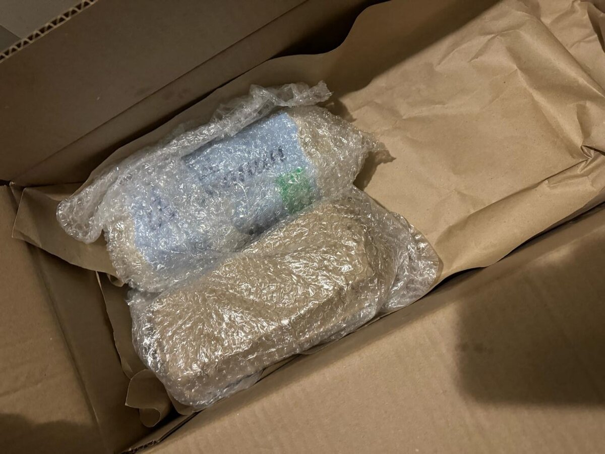 Так нам упаковали инкубационное яйцо. 