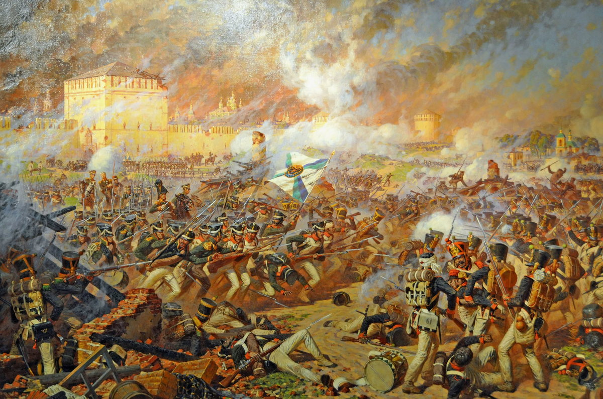 Битва в Смоленске 1812. Петер фон Гесс Бородинское сражение. Бой за Смоленск 1812.