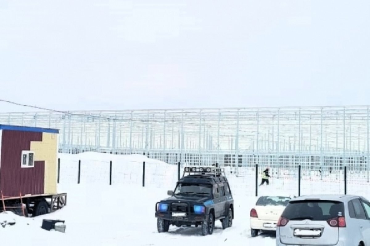    Строительная площадка тепличного комплекса «Камчатский».