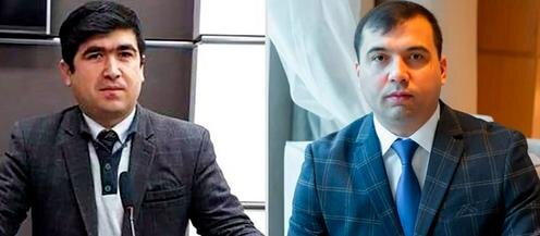 Исмоил Рахмонов (слева) и Акмал Юсуфзода. Фото с сайта "Азия-плюс"