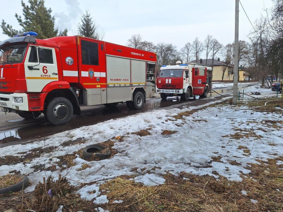    В Курской области неисправное электрооборудование стало причиной пожара