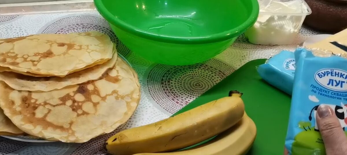 Можно и творог со сгущёнкой смешать. Фото автора. 