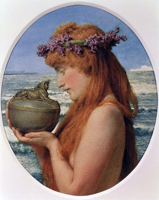 Лоуренс Альма-Тадема. Пандора, 1881. Частная коллекция