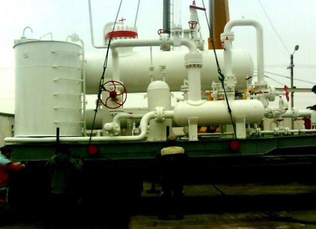 Мобильная сепарационная установка с возможностью замера дебита скважин.