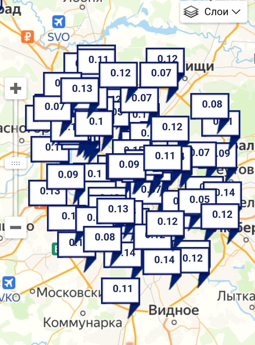 Радиационный фон в украине карта