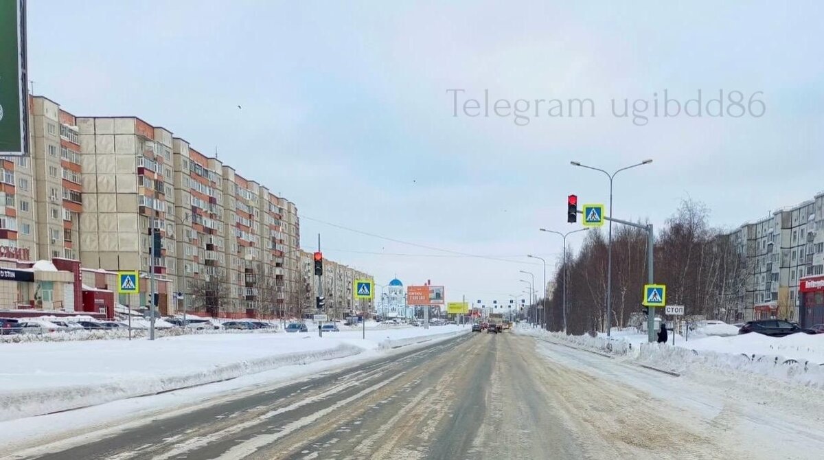    В Сургуте автоледи сбила на пешеходном переходе ребенка
