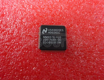 MM9576 - VJG - это микроконтроллер, созданный Национальной полупроводниковой компанией США (NSC). Это 100 - контактный пакет TQFP, который является частью микроконтроллера серии MM9576.