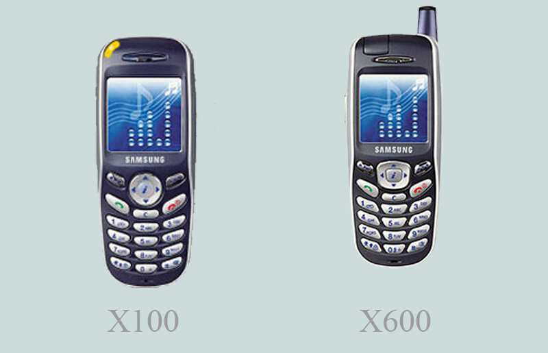 Samsung SGH-X100 и X600