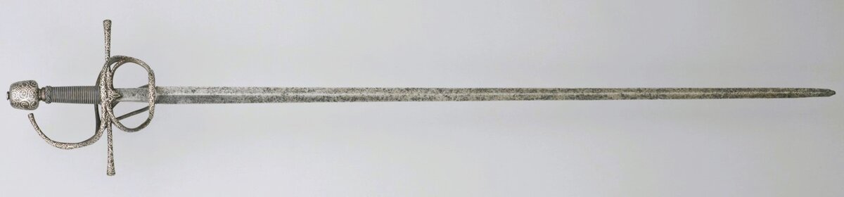 Италия, около 1610. Клинок — Кайно, эфес — Милан? Фото — Уоллес коллекшн CC-BY 
