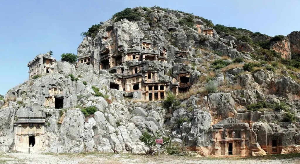 Океанский некрополь в древнем городе Ксанфос, Турция. (Ingo Mehling/CC BY-SA 3.0 DEED)