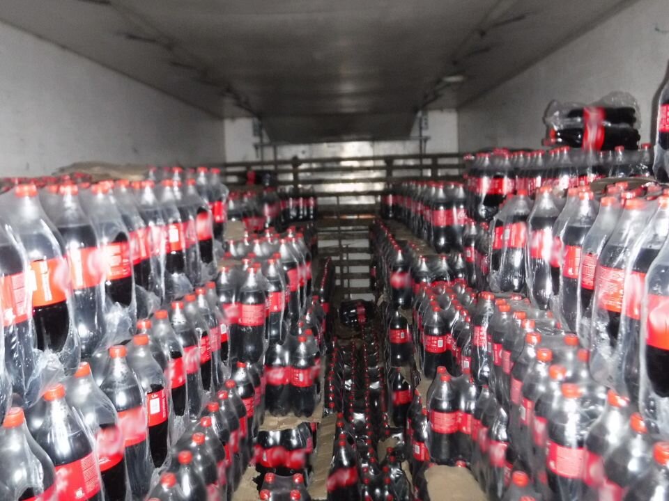    Немаркированная газировка. Источник: Алтайская таможня