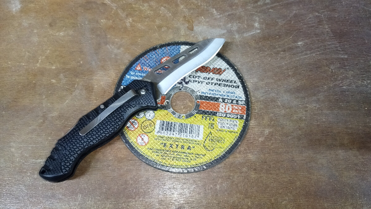 Складной нож, заточка ножа, листаем вправо