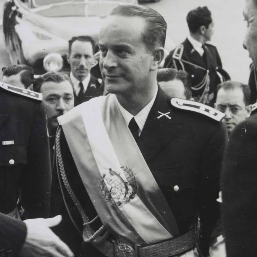 Президент Хакобо Арбенс Гусман, 1951 год.