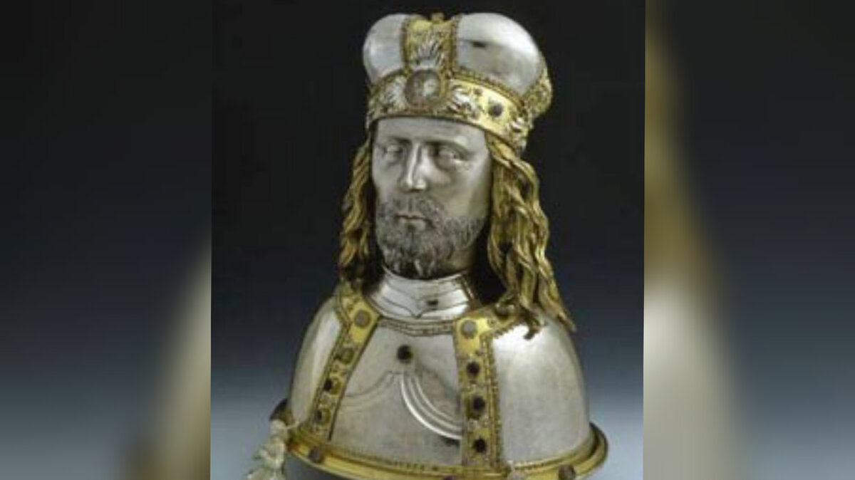 Реликварий — серебряный бюст св. Вацлава