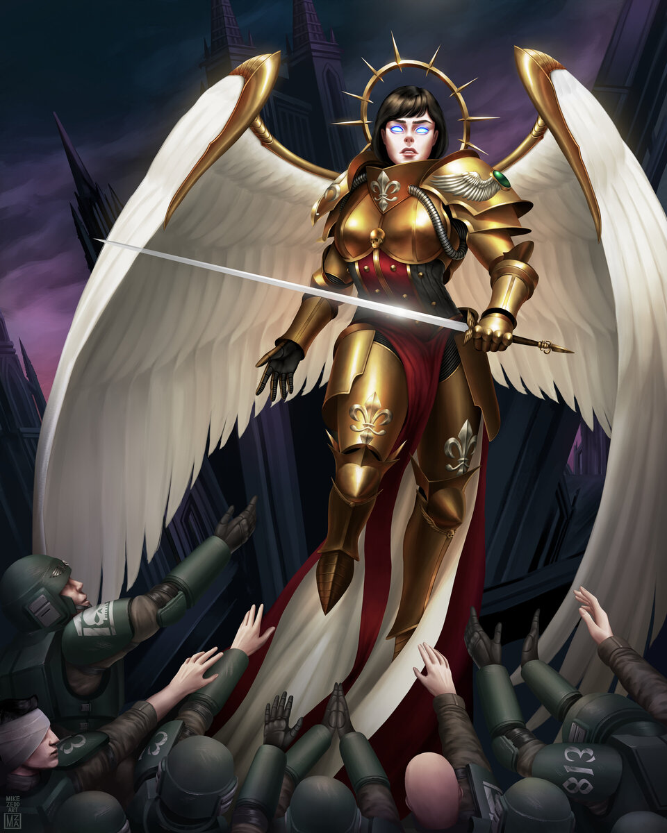 Вот её снаряжение было описано очень хорошо, что и логично - ей во всём этом надо было сражаться...