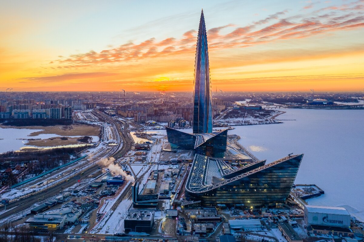 Лахта центр в санкт петербурге карта