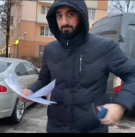 Один из участников группировки. Фото: ТГ-канал "Многонационал"