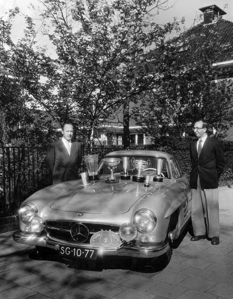 Победители "Ралли тюльпанов" 1955 года Виллем Йохан Якоб Так и Вальтер Нимюллер