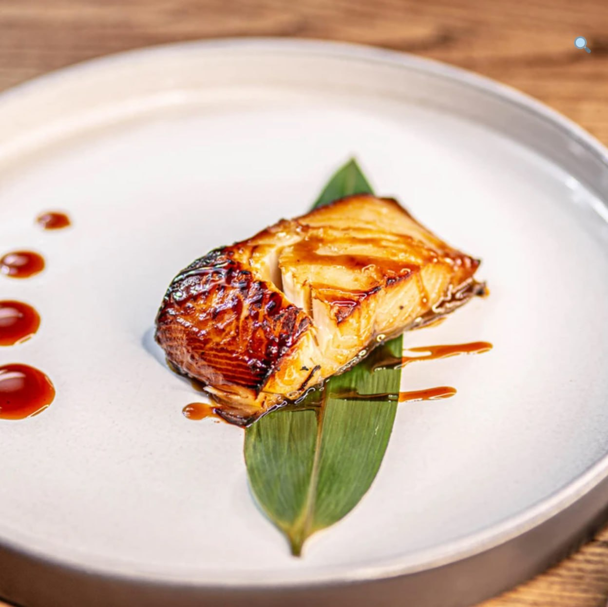 Фото: черная треска мисо в ресторане "Рыба Мечты"