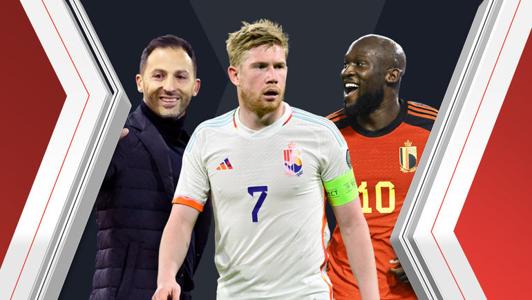    Доменико Тедеско, Кевин Де Брейне и Ромелу Лукаку. Global Look Press