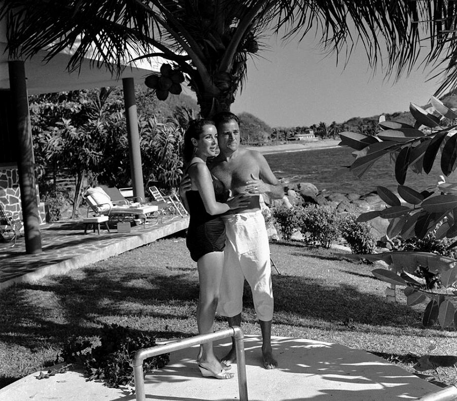 Лиз Тейлор и Майкл Тодд