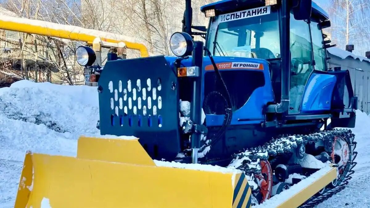 АГРОМАШ представил новый гусеничный трактор 110ТГ | ГлавПахарь | Дзен