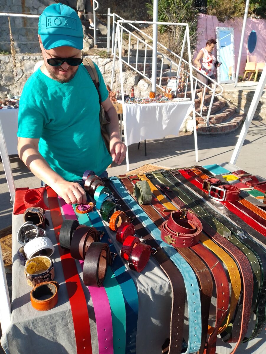 Авторские ремни из натуральной кожи мастерской "Бароссо Арт"