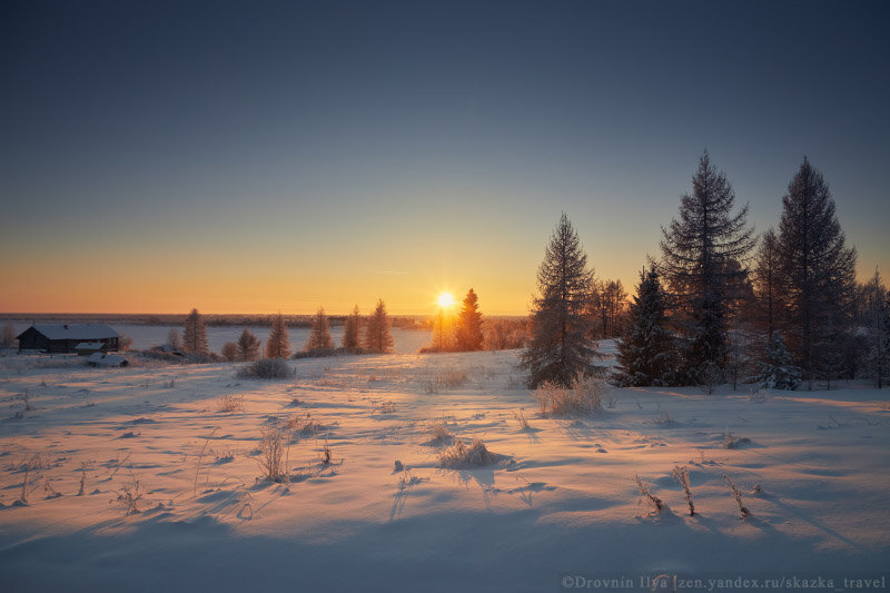 Зима на Русском Севере