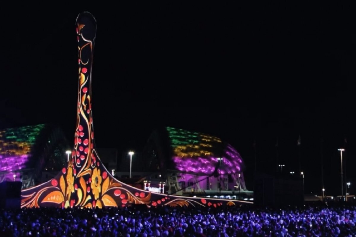    Инсталляцию на чаше олимпийского огня показали нижегородцы в Сочи