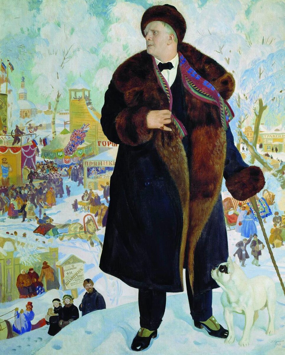 7 марта (между прочим, 23 февраля по старому стилю) 1878 года родился великий русский художник Борис Михайлович Кустодиев.

В Астрахани!

Отсюда - особый, южный, яркий колорит его работ.-2