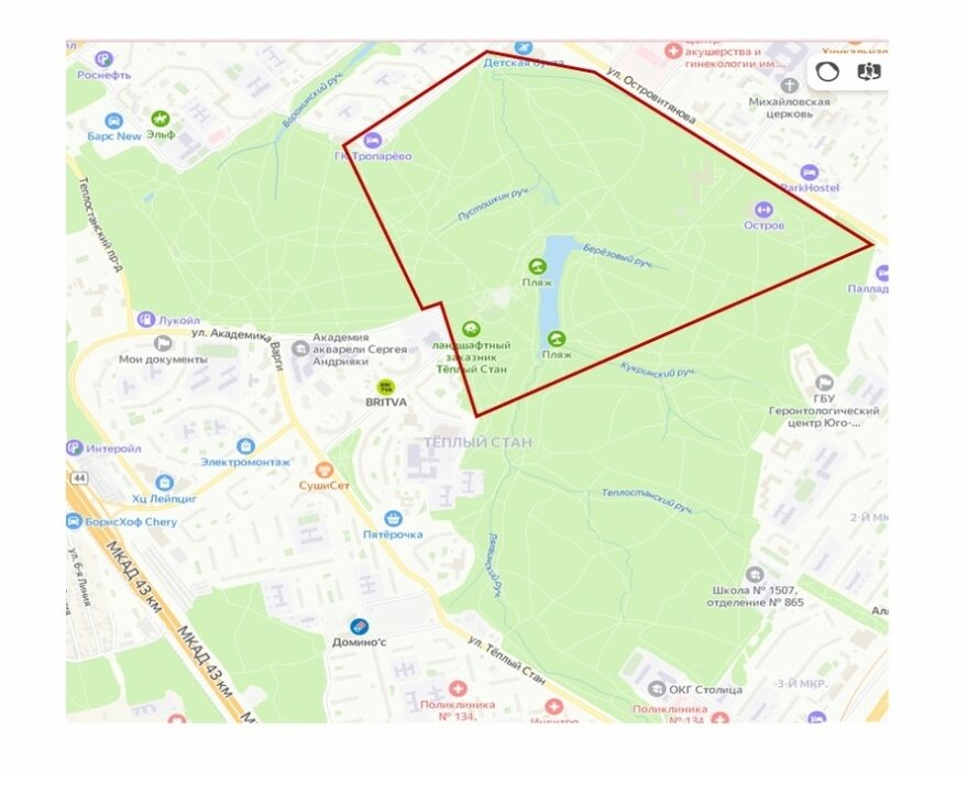 Зона поиска ответов.