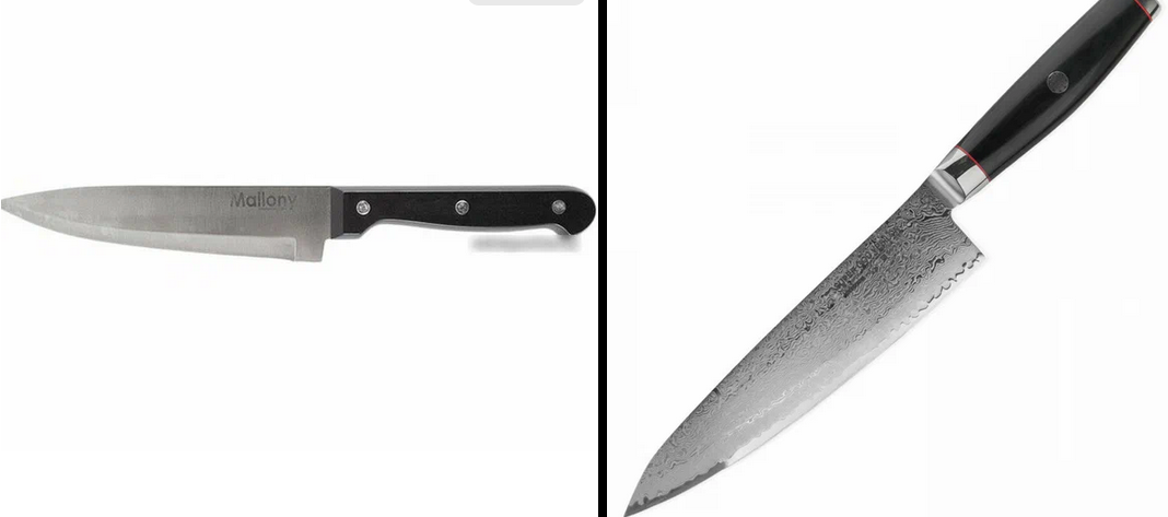 1: Обычный нож                                                 2: Подороже