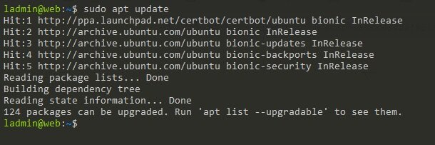 Простейший пример запуска apt от имени root