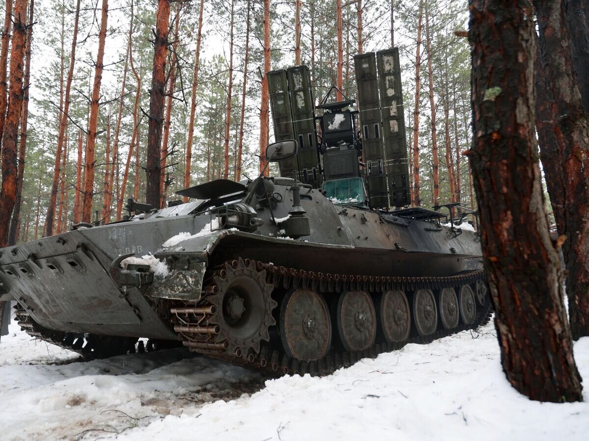    Зенитный ракетный комплекс "Стрела-10" в зоне спецоперации© РИА Новости / Сергей Аверин