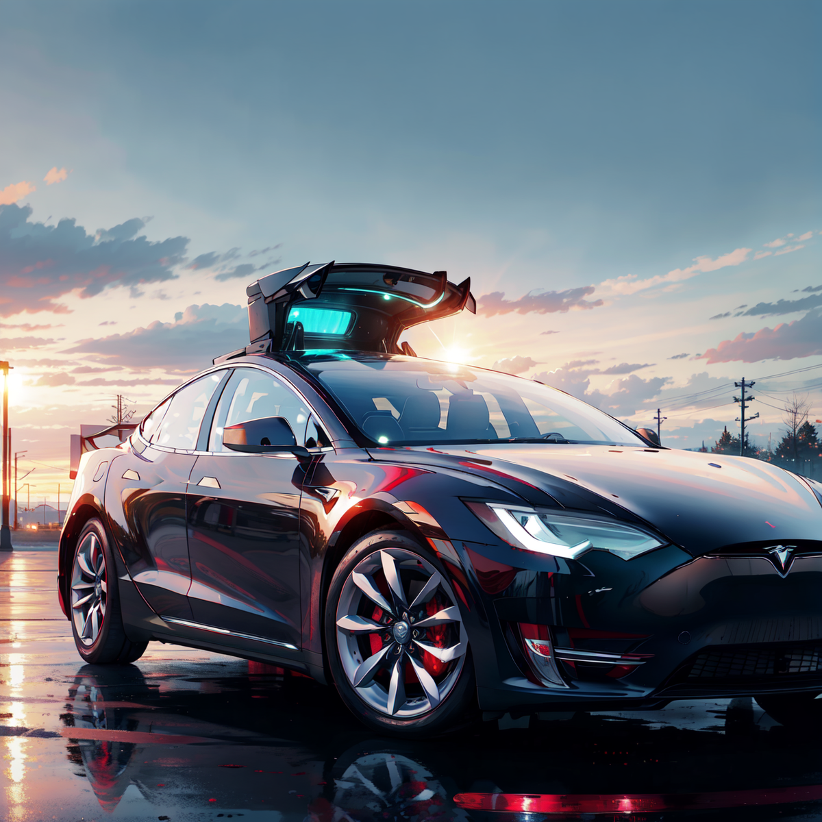 Электрический автомобиль Tesla