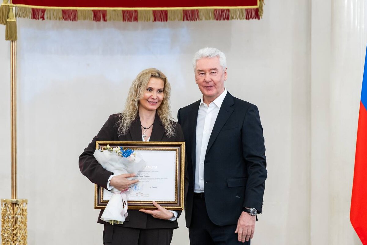    Фото: t.me/mos_sobyanin Анфиса Слепцова