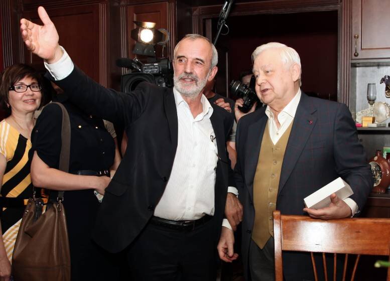    Римас Туминас и Олег Табаков. 2013 г.Legion-Media