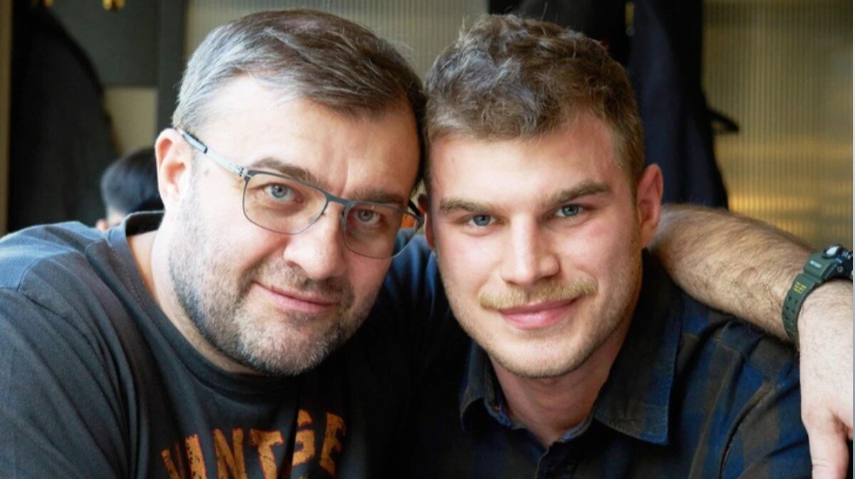    Михаил Пореченков и Владимир Любимцев. Фото: vk.com/@instdame