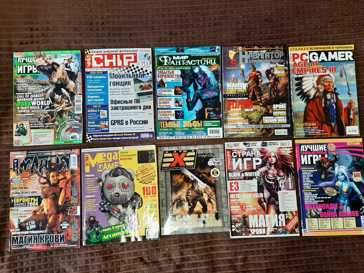 Это лишь немногие из игровых журналов продававшихся в России, Но пожалуй самые известные.