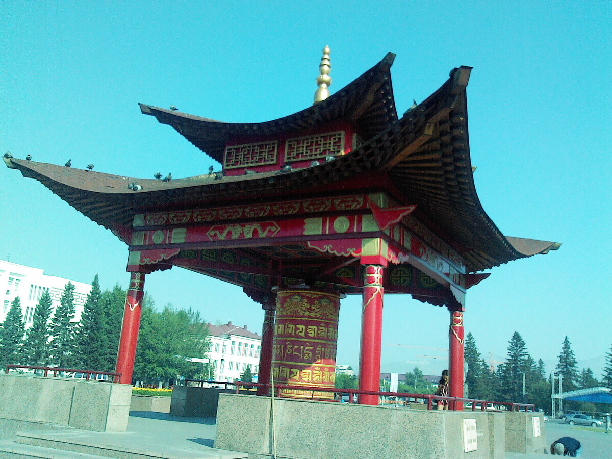 Основной молитвенный барабан Тувы. 