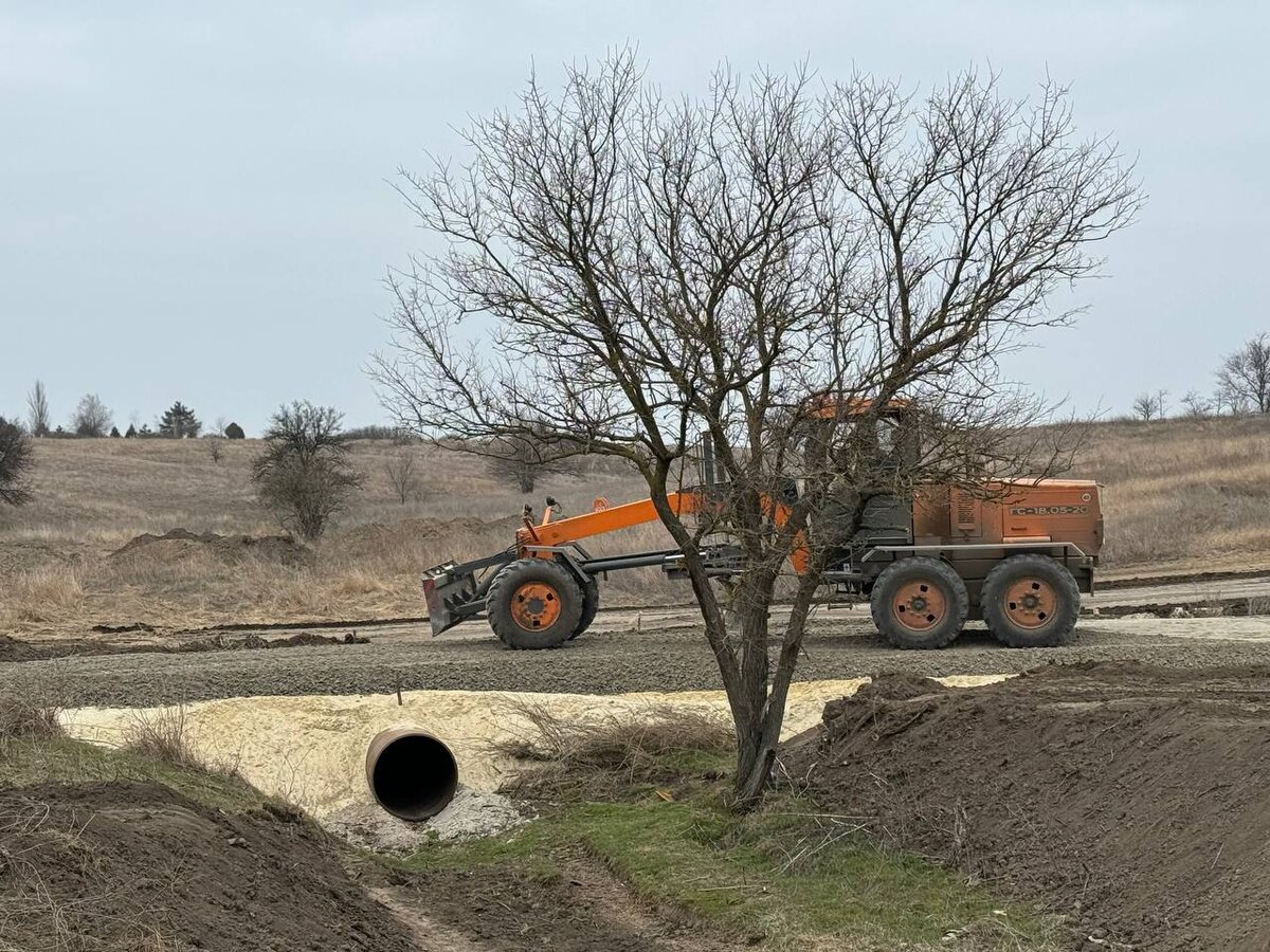 В Верхнерогачинском районе завершено строительство временной объездной  дороги | Таврия. Херсонская область | Дзен