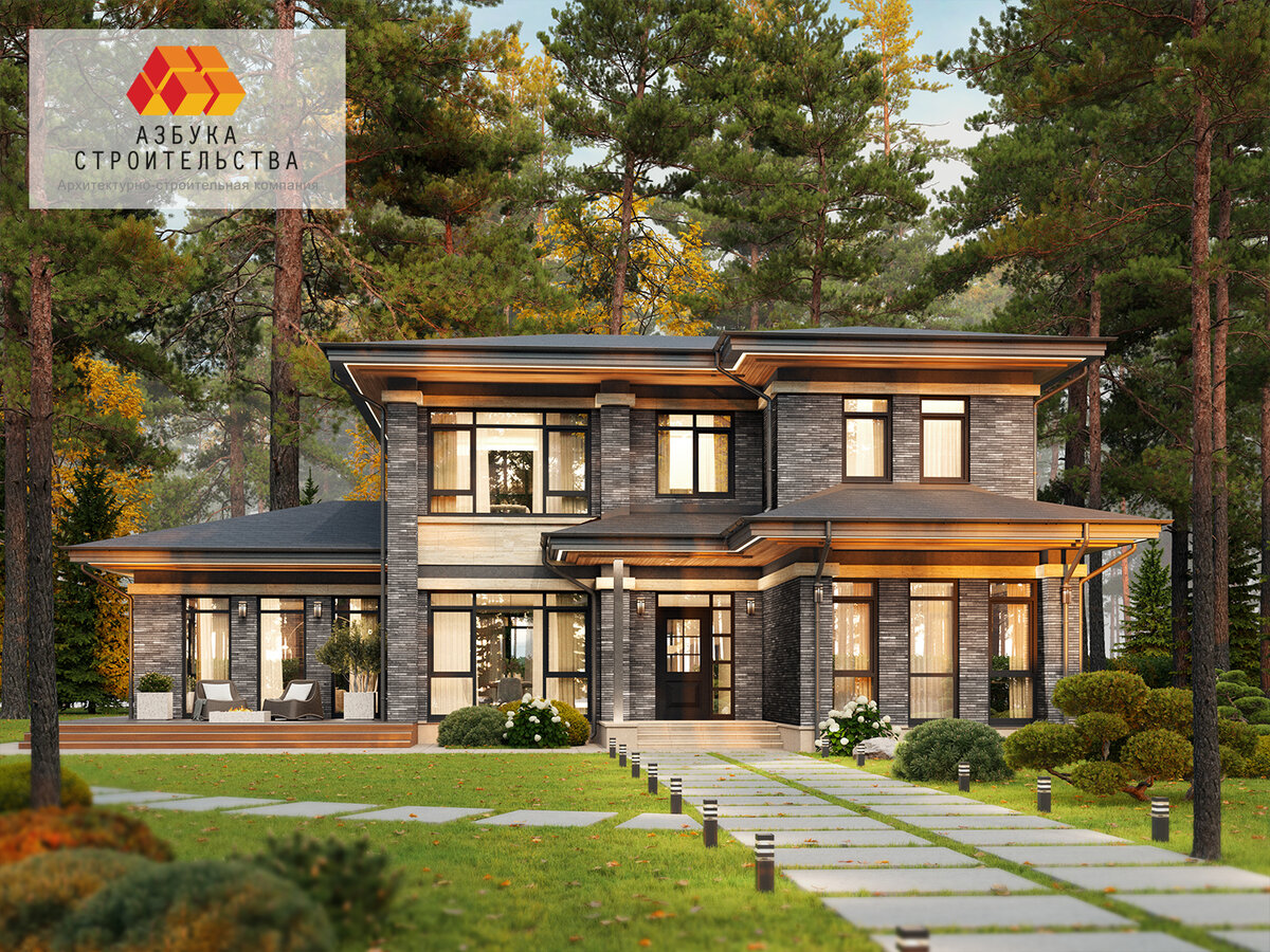 Проект АС-238. Главный фасад