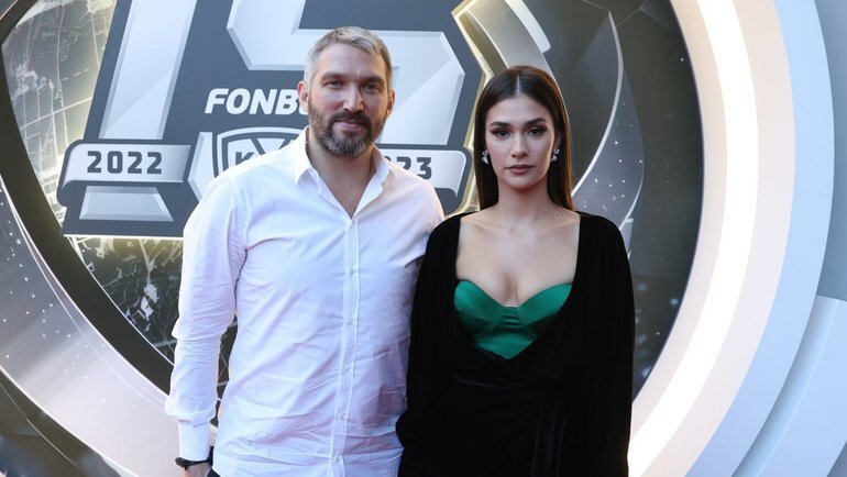    Александр Овечкин и Настасия Овечкина. photo.khl.ru