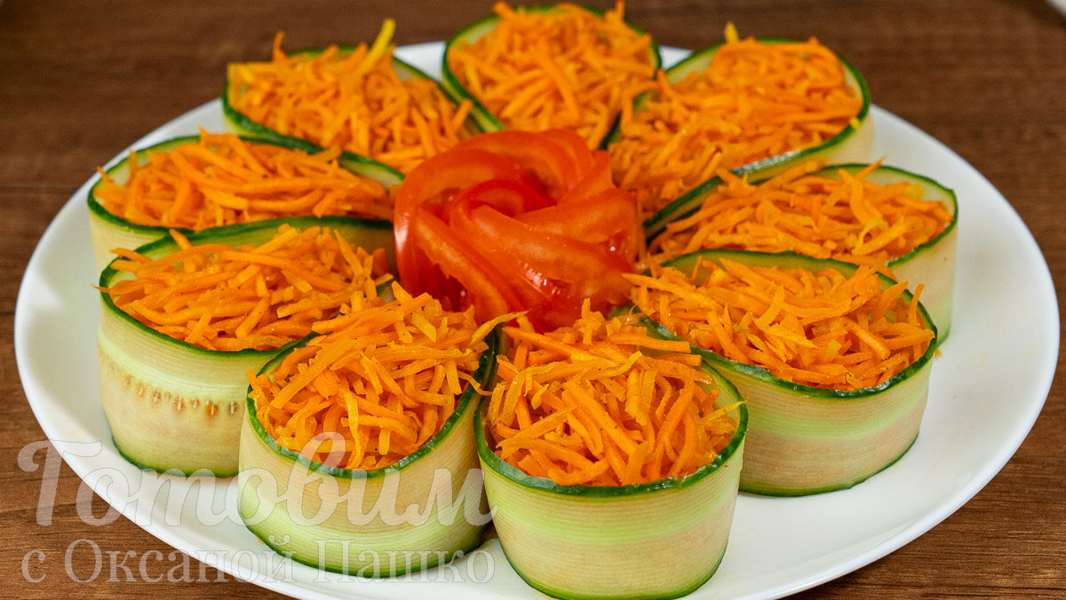 Салат закуска Цветок