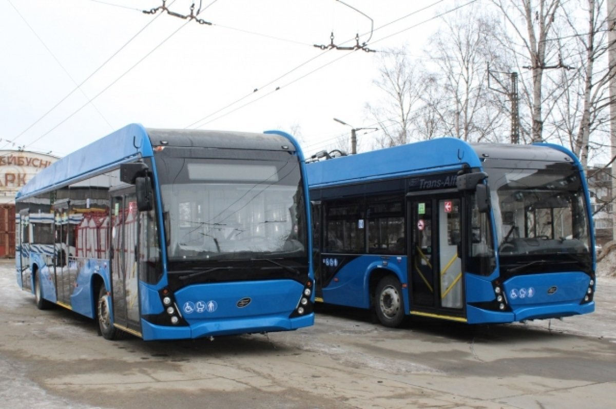    Два новых троллейбуса доставили в Петрозаводск