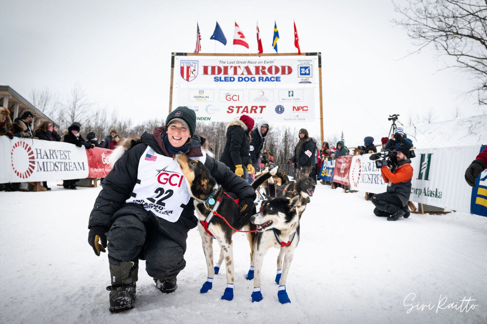 Фото официального фотографа гонки  Siri Raitto. На старте.